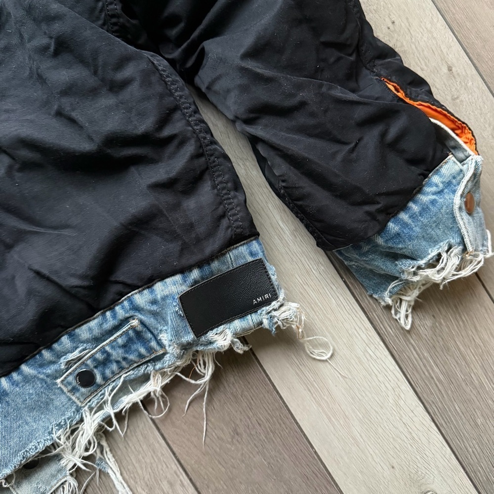 Amiri Reverse Trucker Bomber Jacket - Picture 10 of 13